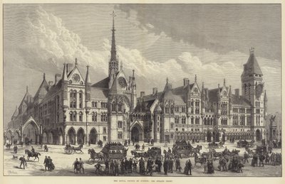 Die Royal Courts of Justice, die Strand-Front von Frank Watkins